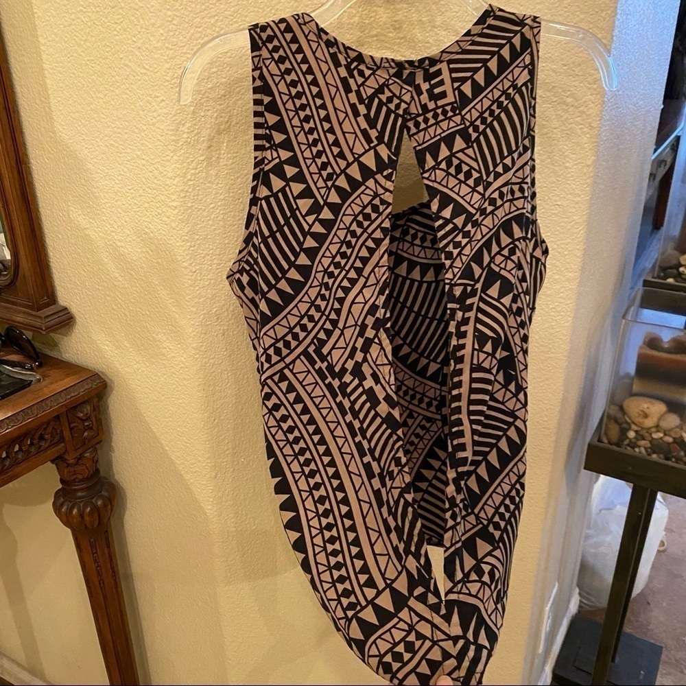 POETRY Pattern Open Back Tank Top - Picture 5 of 5